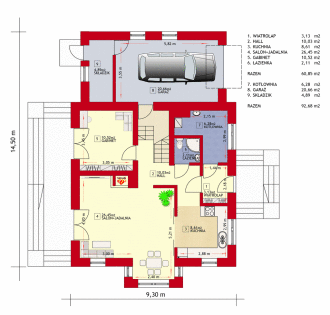 Gotowy projekt domu - Dom w Teksasie