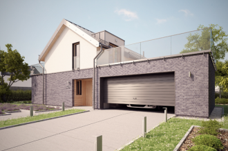 Projekt domu - Dom Antracytowy G2