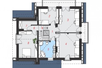 Gotowy projekt domu – Dom w tamaryszkach 2 (N) ver.2