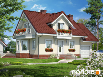 Gotowy projekt domu - Dom w perłówce ver. 2