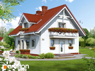 Gotowy projekt domu - Dom w rododendronach (P) ver.2 