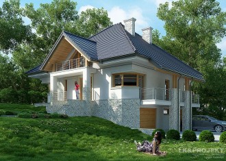 Gotowy projekt domu LK&1042 