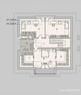 Gotowy projekt domu LK&1042 