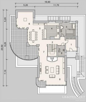 Gotowy projekt domu LK&581