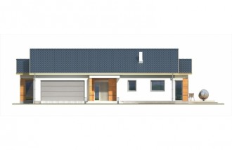 rojekt domu AGATKA wersja B dach 32 stopnie 