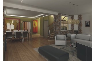 Gotowy projekt domu CYPRYS wersja B z podwójnym garażem 