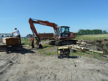 wykop pod fundamenty Kasjopea 3 wykop pod fundamenty Kasjopea 3