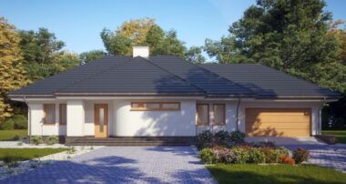 Projekt domu parterowego z garażem 5