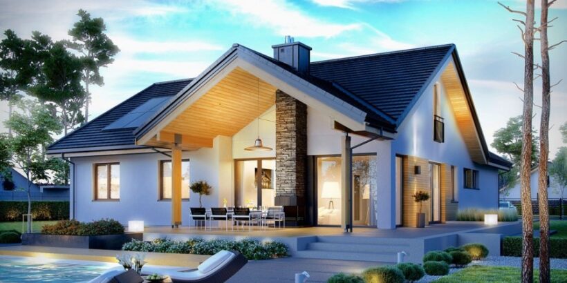 Projekt domu z dużą kotłownią